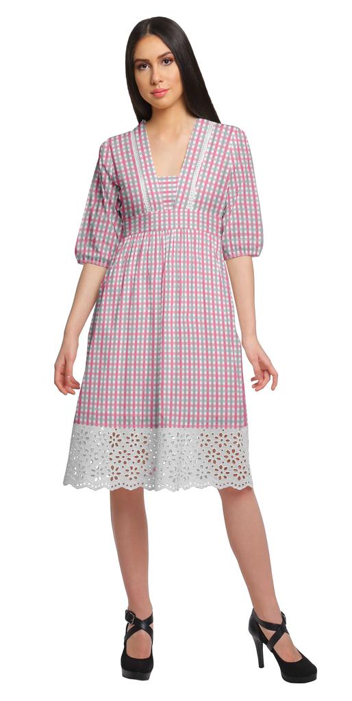 Moomaya Платье с коротким рукавом для женщин, вечернее платье из хлопка с принтом, повседневное