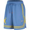 Dri-Fit Wnba Striped Color Block Quick-Dry Split Hem Drawstring Shorts Women Shorts Coastal-Blue DR5645-462