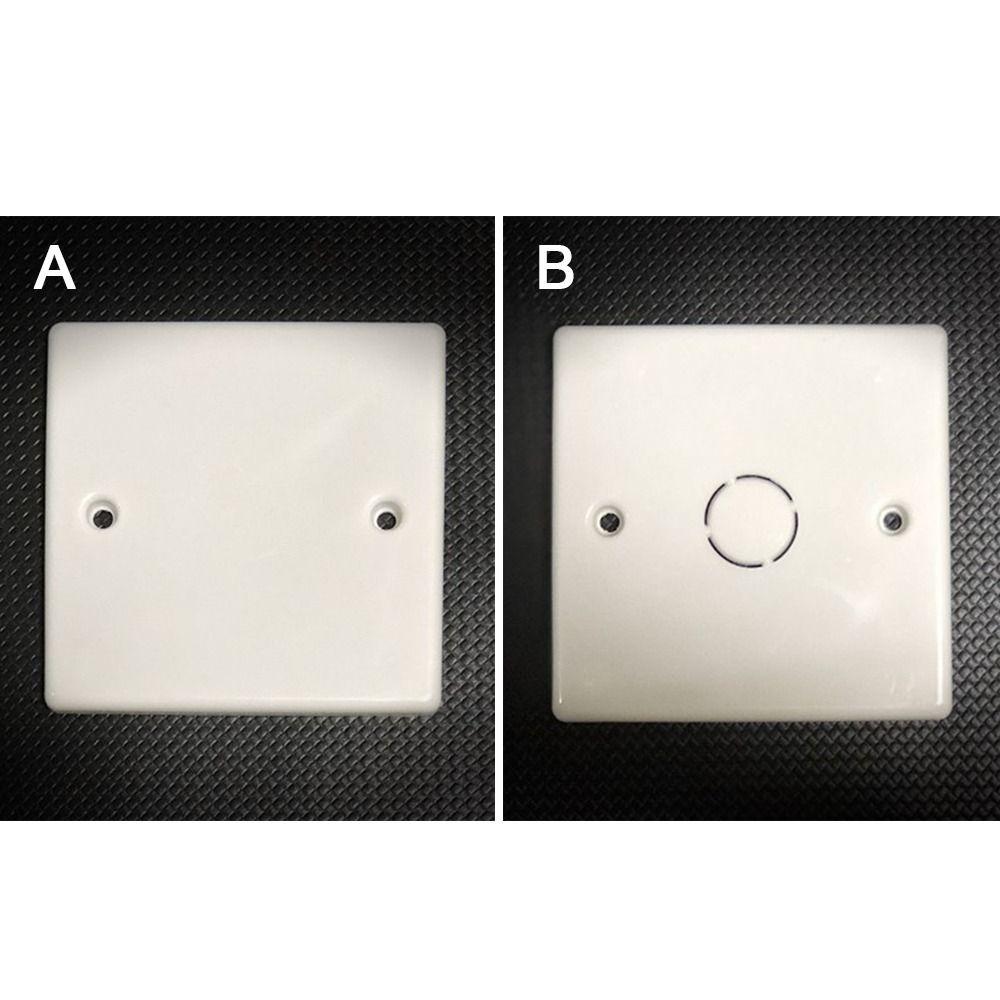 10pcs/set Plastic Concealed Box Cover Easy Installation 86 Type Wall Cover Dustproof Decorative Cover Plate Home Decoration