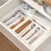 1/2Pcs Drawer Organizer Expandable Kitchen Tray for Utensils Adjustable Flatware Holder with