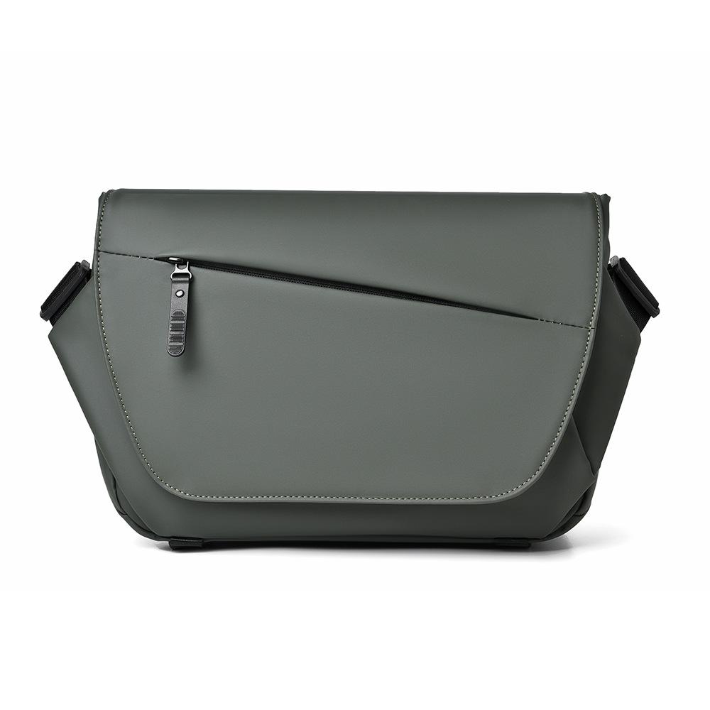 Однотонная мужская плечевая сумка большой вместимости, спортивная сумка через плечо для улицы