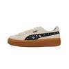 Suede Platform Comfortable Fashion Versatile Low-Top Sneakers Women Sneakers Almond 400832-02