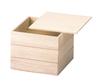 Outdoor Lunch Box Made In 3 Plain X X J-kitchens (Lunch Box) Japan, Tiers, Wooden, 5.5 Inch, Wood, 17.3cm 17.3cm 14.7cm