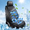 Supulin Cool Seat Car Seat Cooler Compatible 12 Powerful Fans Car Seat Cover 3 Levels of Airflow Adjustment Low Noise Design Breathable Easy