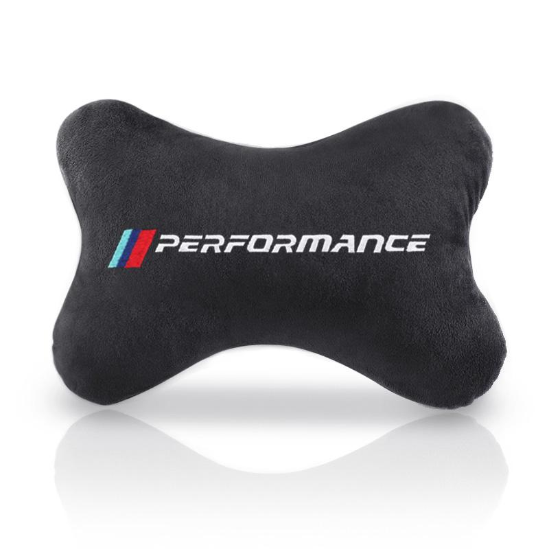 Auto Neck Support Pillow Headrest Cushion for BMW M Performance F30 F10 G20 G30 X1 X3 X5 X6 E46 E90 Car Accessories
