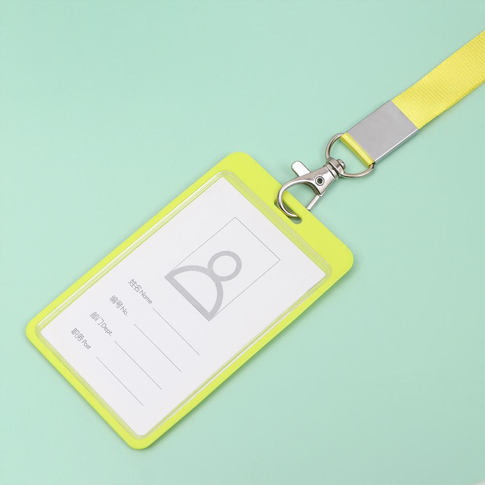 Name Tag Office Supplies Badge Holder Lanyard Hanging Rope ID Card Holder Neck Strap Lanyards