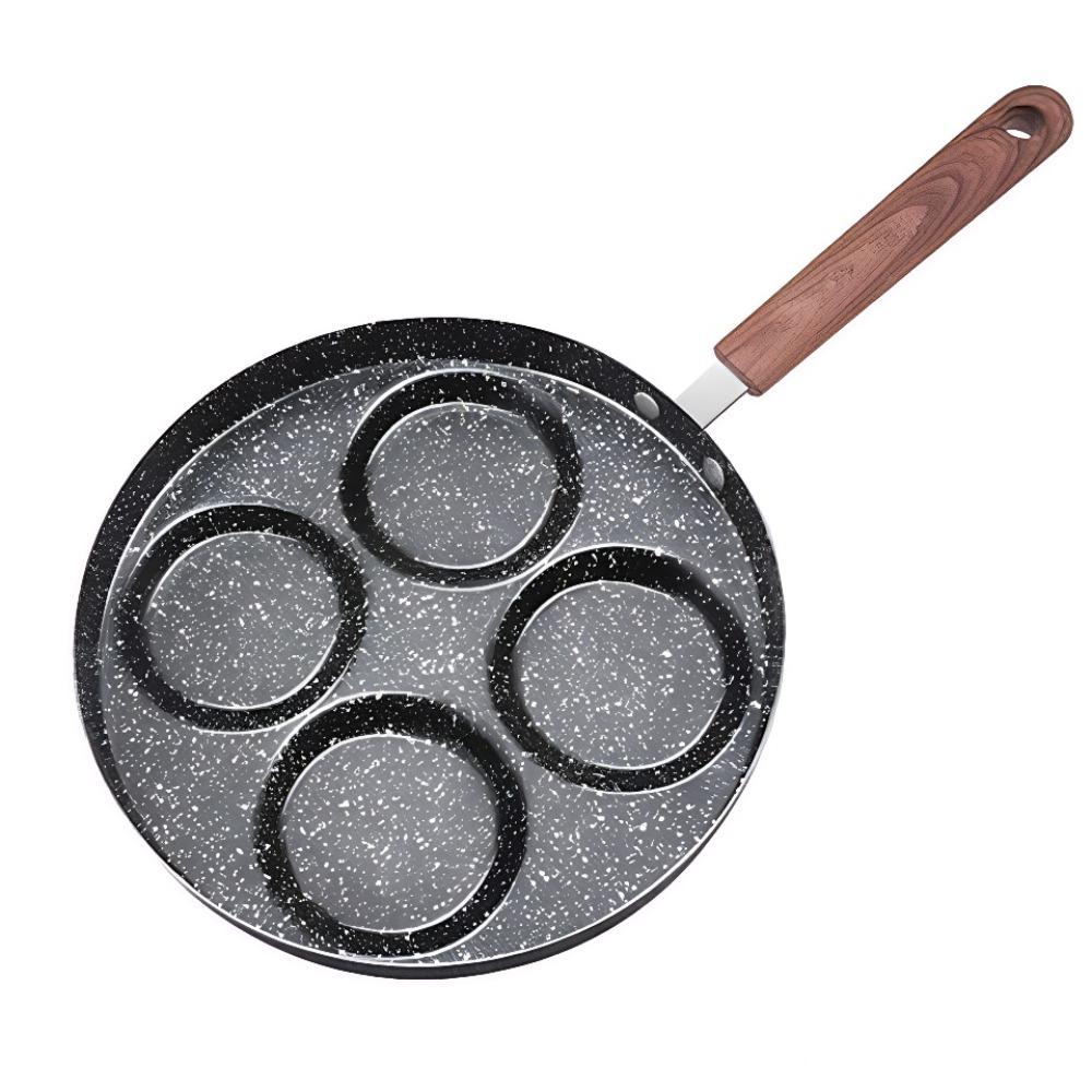 Round Breakfast Egg Pan 4/7 Hole Egg Cooker Multi-functional Egg Frying Pan Restaurant