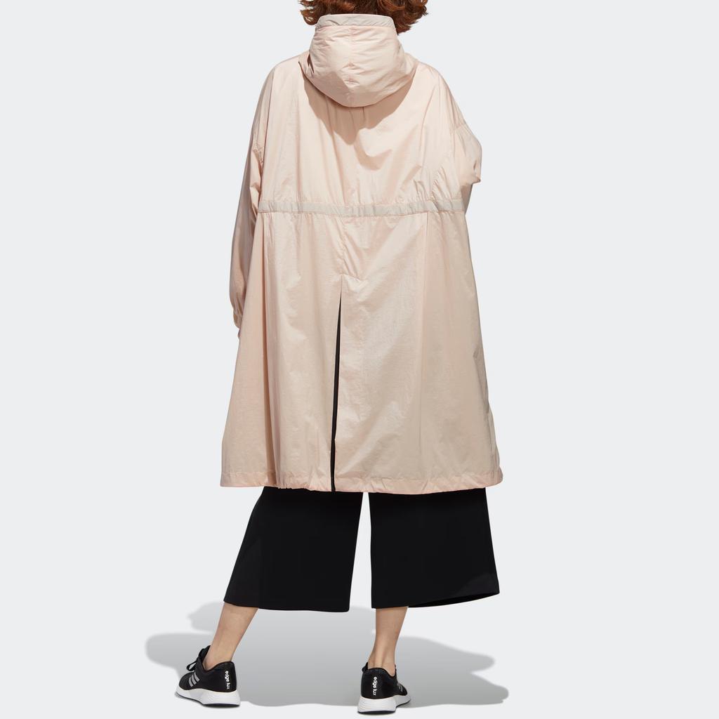 Adidas Casual Sports Hooded Jacket Women Outerwear Pearl-Pink GF0120