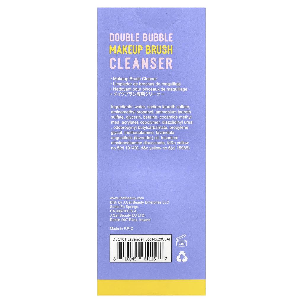 J.Cat Beauty Double Bubble Makeup Brush Cleanser, 150ml (5 Fl Oz)