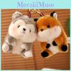 Fluffy And Cute Plush Animal Character Keychain Ideal For Bag Charm Gift And