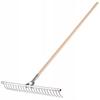 Aluminum Rake for Hay Grass Leaves with Handle