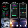 LED Car Soft Screen Light - USB Flexible Bluetooth Display with Full Color and Devil's Eye for Windows