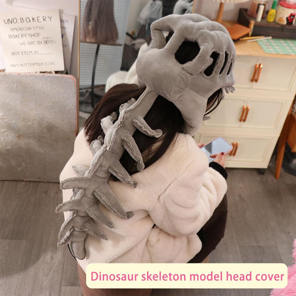 Soft Dinosaur Skeleton Plush Toys Funny Dinosaur Skeleton Costume Set  Cosplay Costume