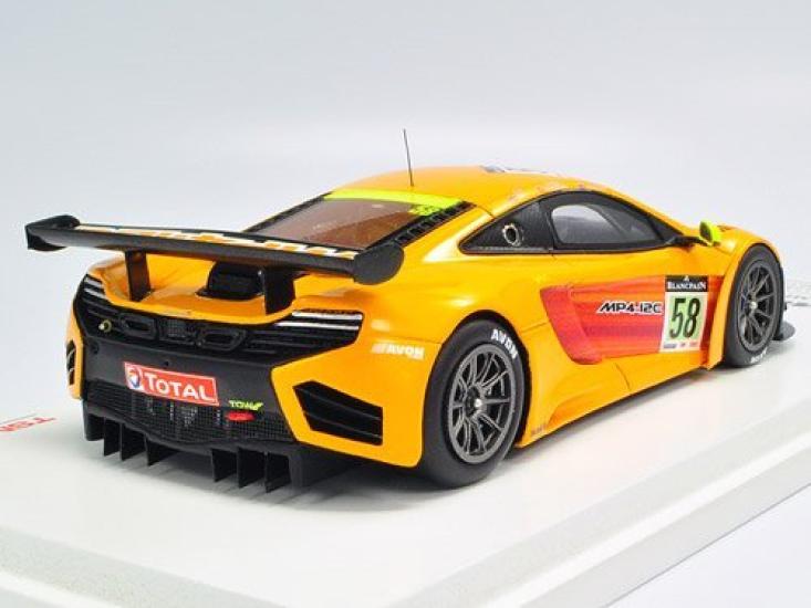 TRUE SCALE масштаб McLaren GT3 2012 1/43 MP4-12C #58