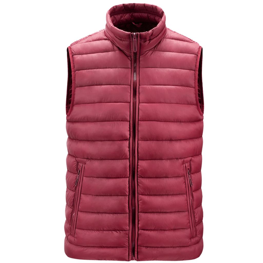 Casual Men'S Vest Men'S Loose Autumn And Winter Warm Down Cotton Vest Coat