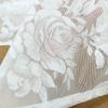 1Pc Valance White Window Drapes European Style Lace Curtains Kitchen Cafe Floating Sheer Window Drapes