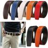 3.7cm Luxury Replace Strap Durable Decorative Trousers No Buckle Belt Waistband Genuine Leather Leather Belt Strap