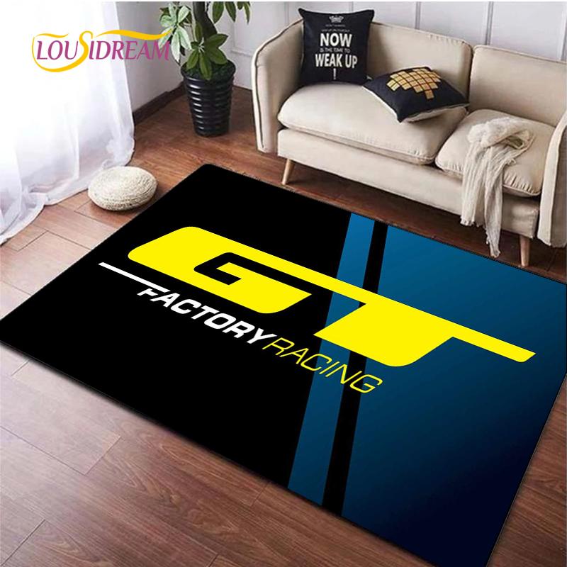 Bicycle logo Carpet for Living Room Bedroom Rugs Kitchen Kids Door Unslip Floor Mat Birthday gift photography props Alfombra Rug