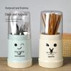 Dustproof Chopstick & Utensil Holder with Fast Drainage