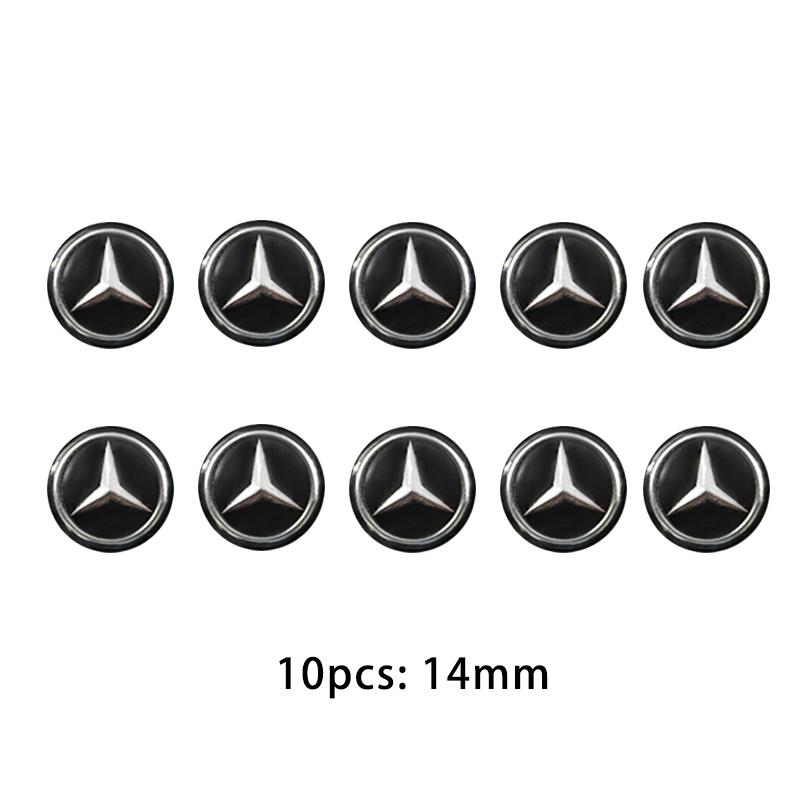 ZJH5 Car Smart Remote Keyhole Sticker For Mercedes Benz AMG A B C E G CLA W211 W203 W204 W210 W124 Decal Decoration Lables Accessory