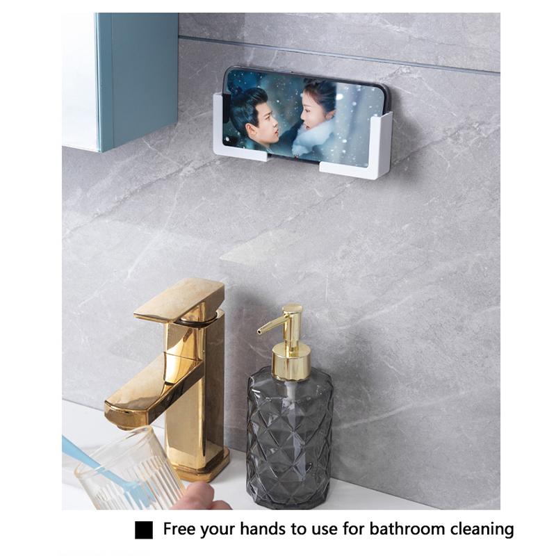 Многофункциональный настенный держатель для телефона, планшета, подставка для зарядки, держатель для очков, для кухни, кровати, офиса, гостиной