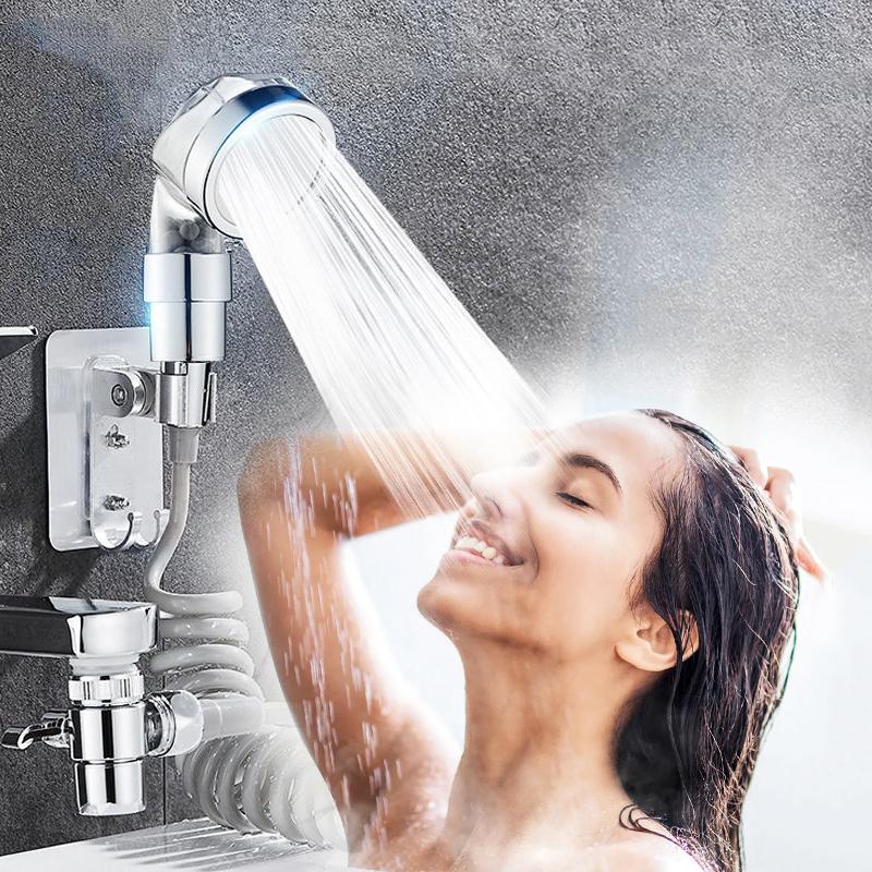Ручной смеситель для душа, внешний смеситель для мытья волос, летняя насадка для душа, усилитель для ванной, насадка для умывальника, удлинитель для водораздела