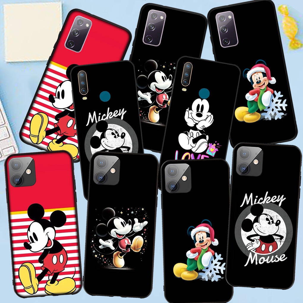 Чехол для телефона для iPhone 17 16 15 Xiaomi Poco F8 F7 F6 X7 X6 M8 C85 C75 C71 Redmi Note 14 13 12 11 Pro Max A3 A4 14C 13C 15C Микки Маус Мультяшный Чехол