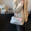 2025 Summer New Shoulder Bag Cute Girl Large Capacity Bow Tote Bag Fashion Commuter Big Bag Woman