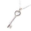 [J8498] - Designer Silver 'Key of Mysteries' Necklace