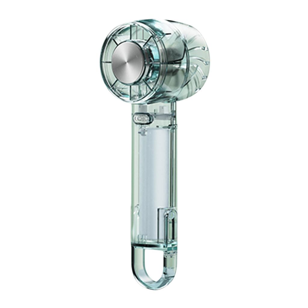 Ice Handheld Fan Transparent Long Battery Life New Portable Fan With Hook
