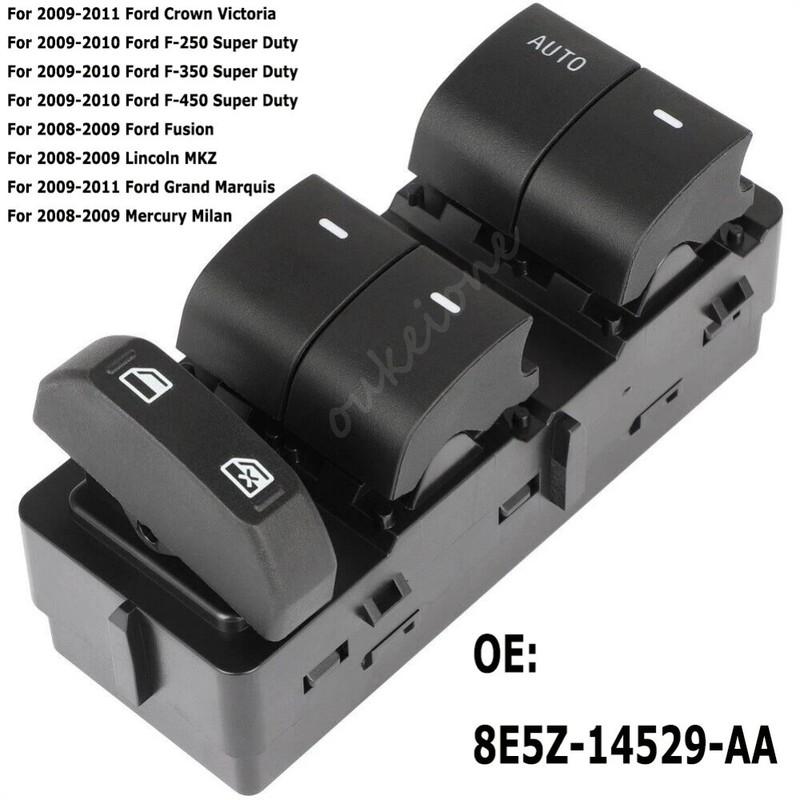 for Ford F-250 F-350 Fusion Crown Victoria Super Duty Mercury Milan Electric Window Door Switch Button Left Car Accessories