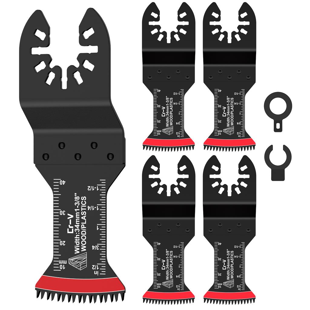 Набор из 5-12 шт. полотен для осцилляционной пилы, профессиональные полотна для мультитула с японским зубом, резка дугообразной кромкой для резки дерева и пластика