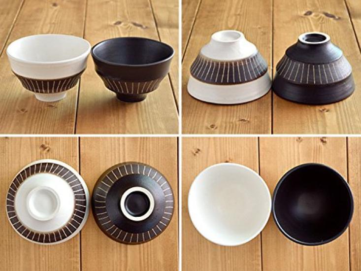 Столовая посуда Восточная чайная чаша в горошек коричневый пояс 17,1 см точки/кайма точки/белый