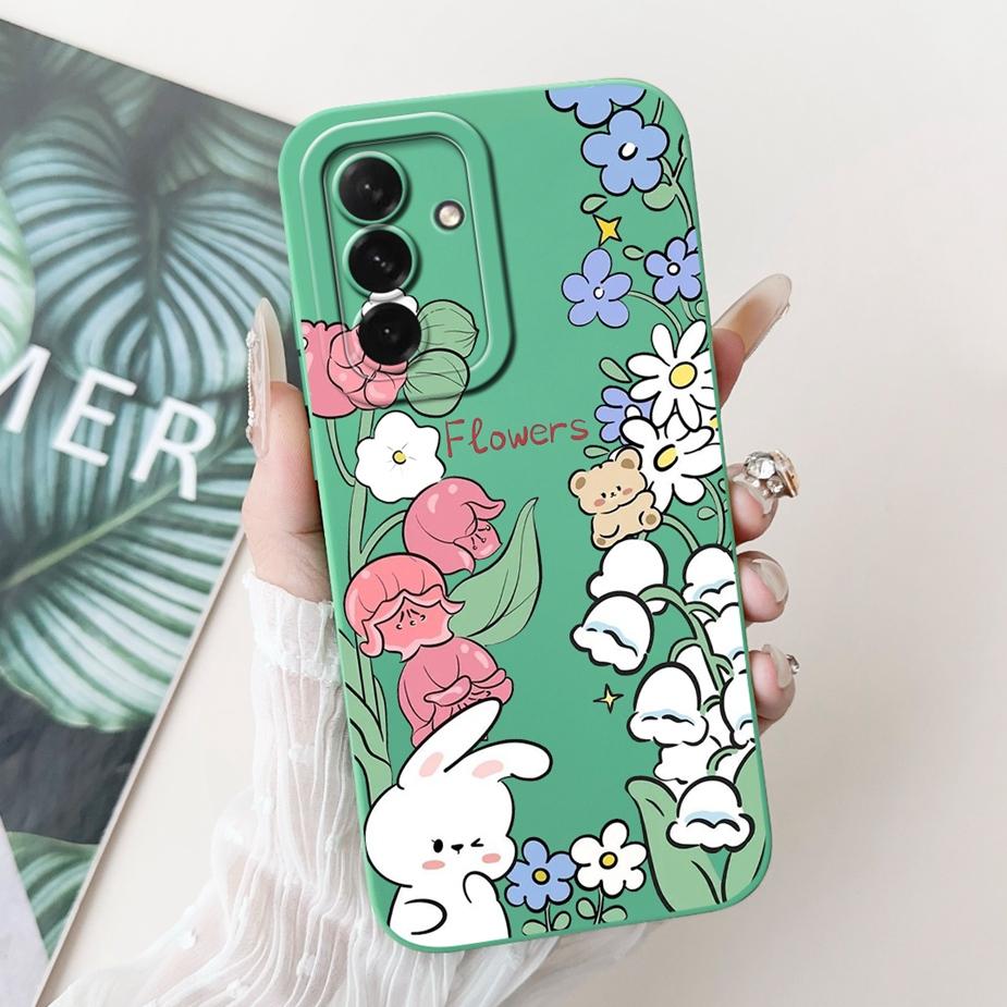 For Samsung Galaxy A16 5G Case A26 A36 A56 Cute Panda Rabbit Cartoon Cover Soft TPU Phone Case For Samsung A16 A 26 36 56 Bumper