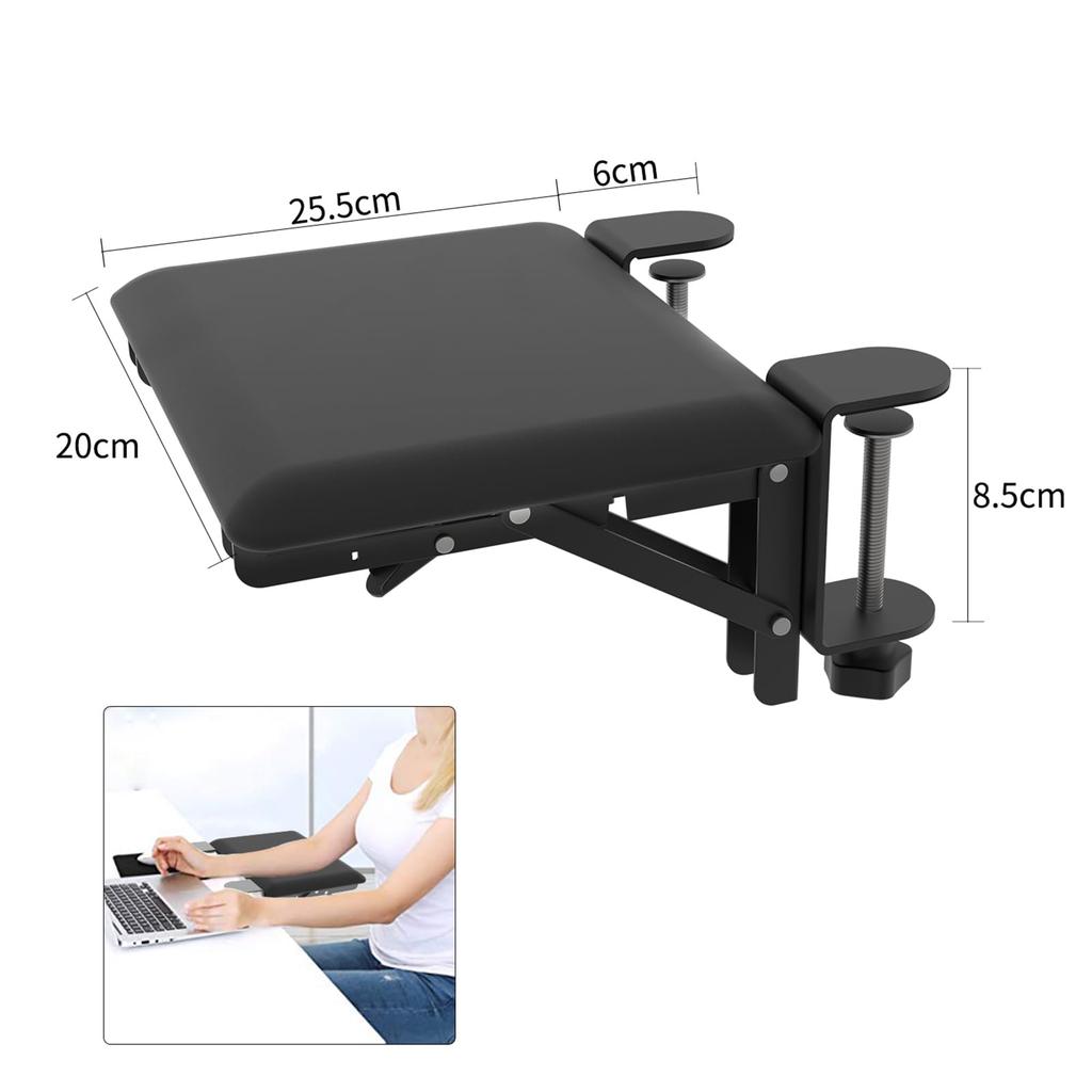 Удлинитель рабочего стола Giecy Эргономичный подлокотник Подлокотник для мыши Столик Простая установка Подставка для запястья Удлинитель стола Складной удлинитель стола Идеально подходит для дома и