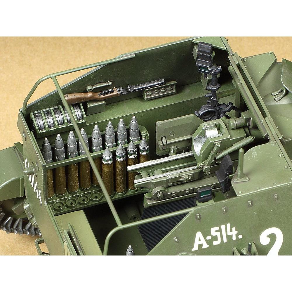 Tamiya 135 Military Miniature Series No.348 Soviet Army Self-Propelled Artillery SU-76M Plastic Model 35348