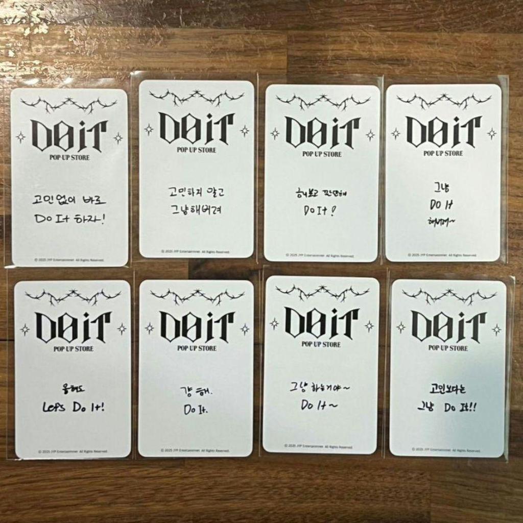 [Б/У] Stray Kids DO IT POPUP Бонусные коллекционные карточки Полный набор