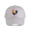 Daisy Flower Baseball Cap Adjustable Cotton Sun Hat Casual Street Style Adjustable Headwear