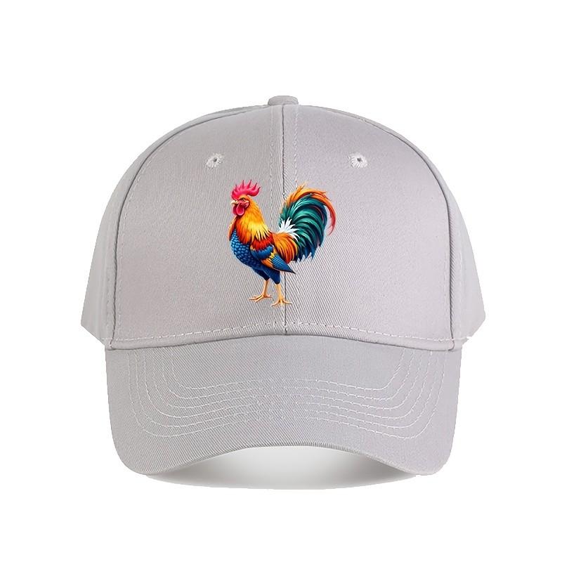 Daisy Flower Baseball Cap Adjustable Cotton Sun Hat Casual Street Style Adjustable Headwear