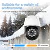 Уличная водонепроницаемая камера с вращением на 360°, ночным видением и удаленным управлением через мобильное приложение