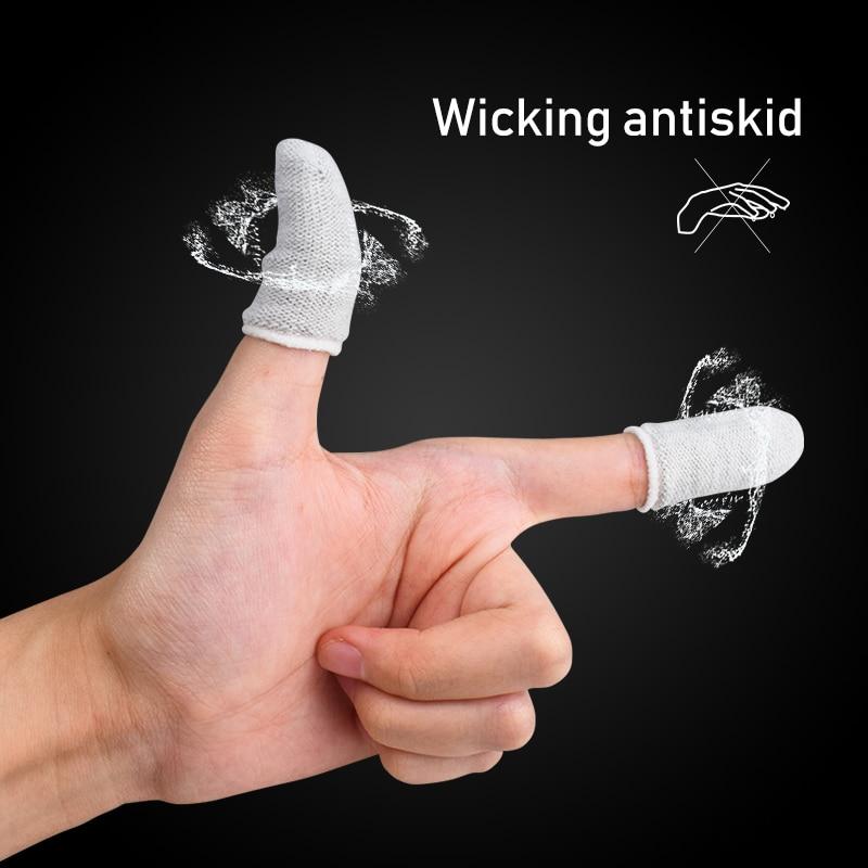 DATA FROG Дышащие напальчники с защитой от пота для чувствительного игрового контроллера PUBG, сенсорный экран, чехол на палец для iphone Adnroid