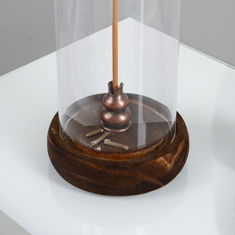 Современная подставка для благовоний, летающая курильница с защитой от пепла и съемным акриловым улавливателем пепла для домашнего декора, йоги, медитации