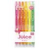 Pilot Juice Gel Ballpoint Fluorescent 6 LJU60F6CK 0.7" Pen, Colors, Colors,