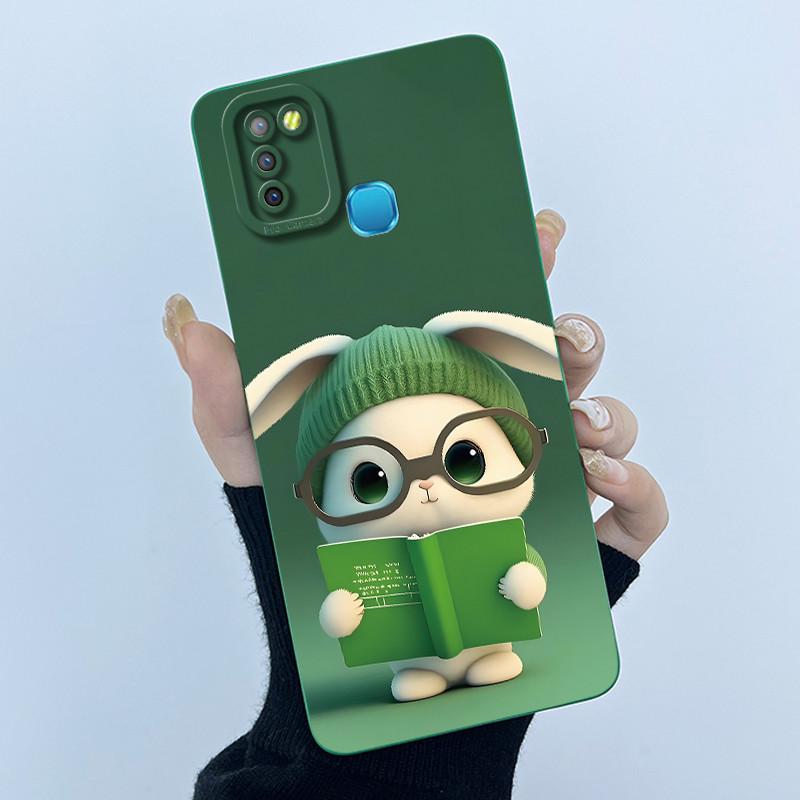 Для Infinix Hot 10 Lite Smart 5 Hot 11 G37 10S 10T 10i Чехол Милый Мультяшный Кот Жидкий Силикон Мягкий Ударопрочный Задняя Крышка Capa