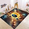 3D Universe Space Galaxy Planet Star Carpet Rug for Home Living Room Bedroom Sofa Doormat Decor,Kid Area Rug Non-slip Floor Mat