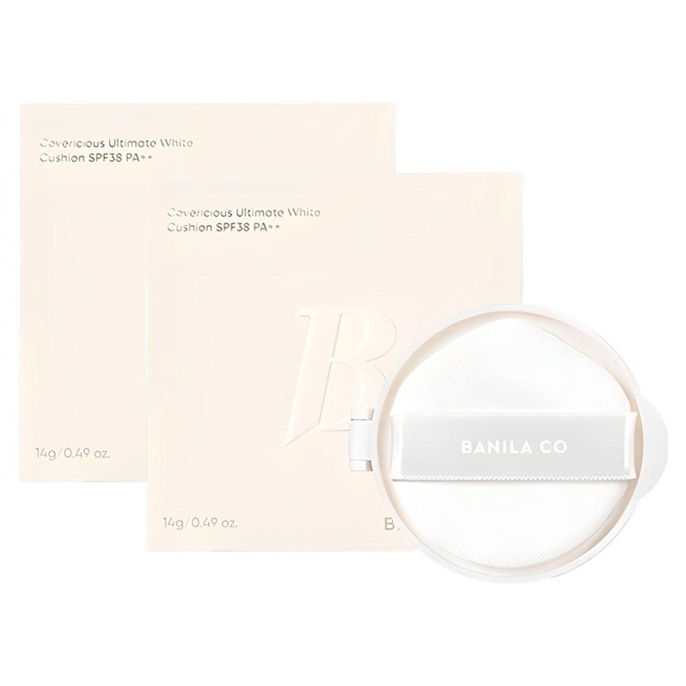 Banila Co Coverlicious Ultimate White Тональная основа-кушон, сменный блок 14 г, 19 Light, 2 шт.