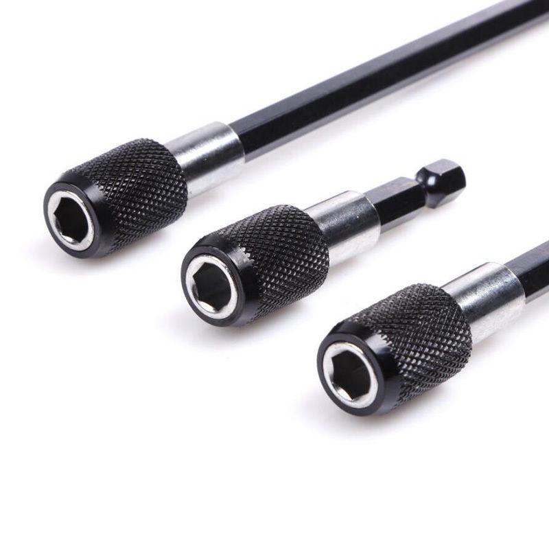 Шестигранный держатель магнитных бит для отвертки с хвостовиком 1/4 дюйма, удлинитель для ручного привода