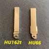 Folding key case blank cover HU66/HU162t 3button for VW Skoda MQB G TI Golf7 MK7 Seat Leon remote key shell