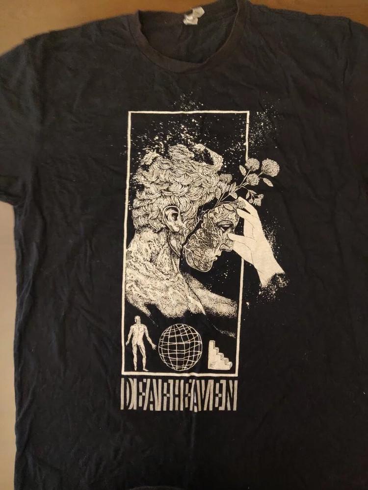 Редкая футболка с постером группы Deafheaven Унисекс Концертная S5XL TR691 Унисекс Футболка