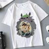 Plus Size Tops Women 'S T -Shirt Fashion Funny Totoro Print T Shirt Summer Harajuku Streetwear O -Neck Short Sleeve Tshirt Clothing